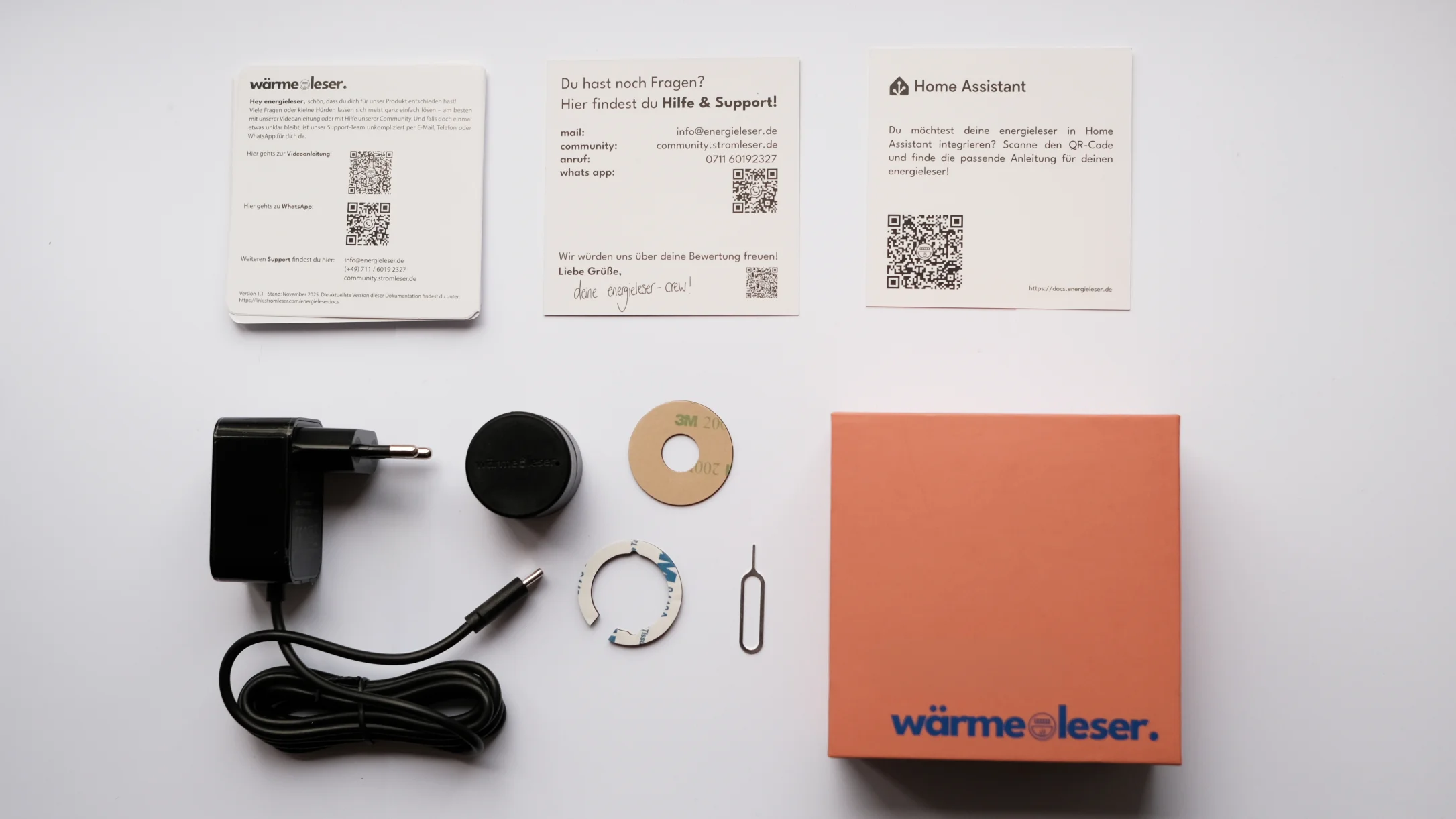 wärmeleser Lieferumfang