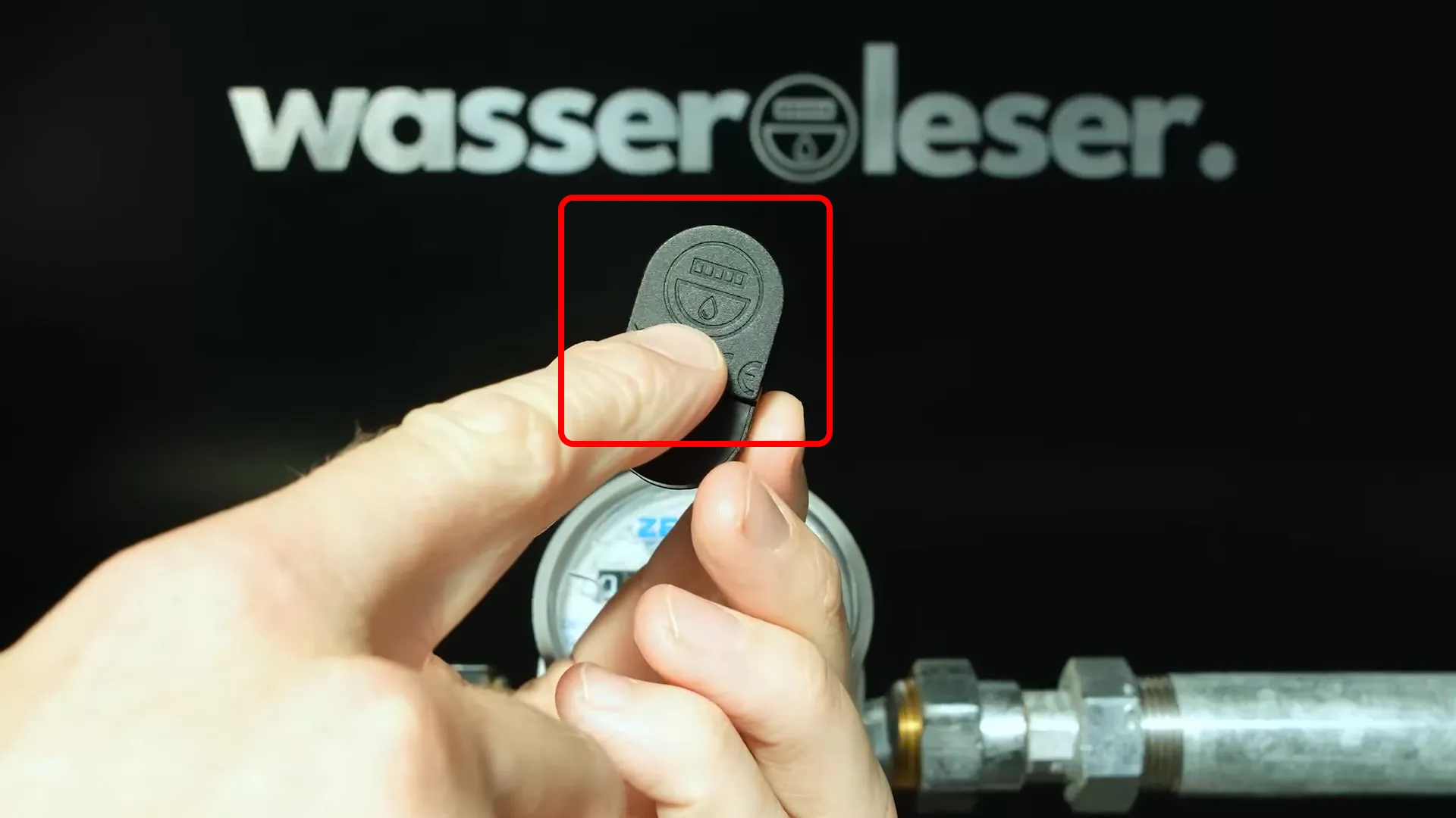 wasserleser sensor position