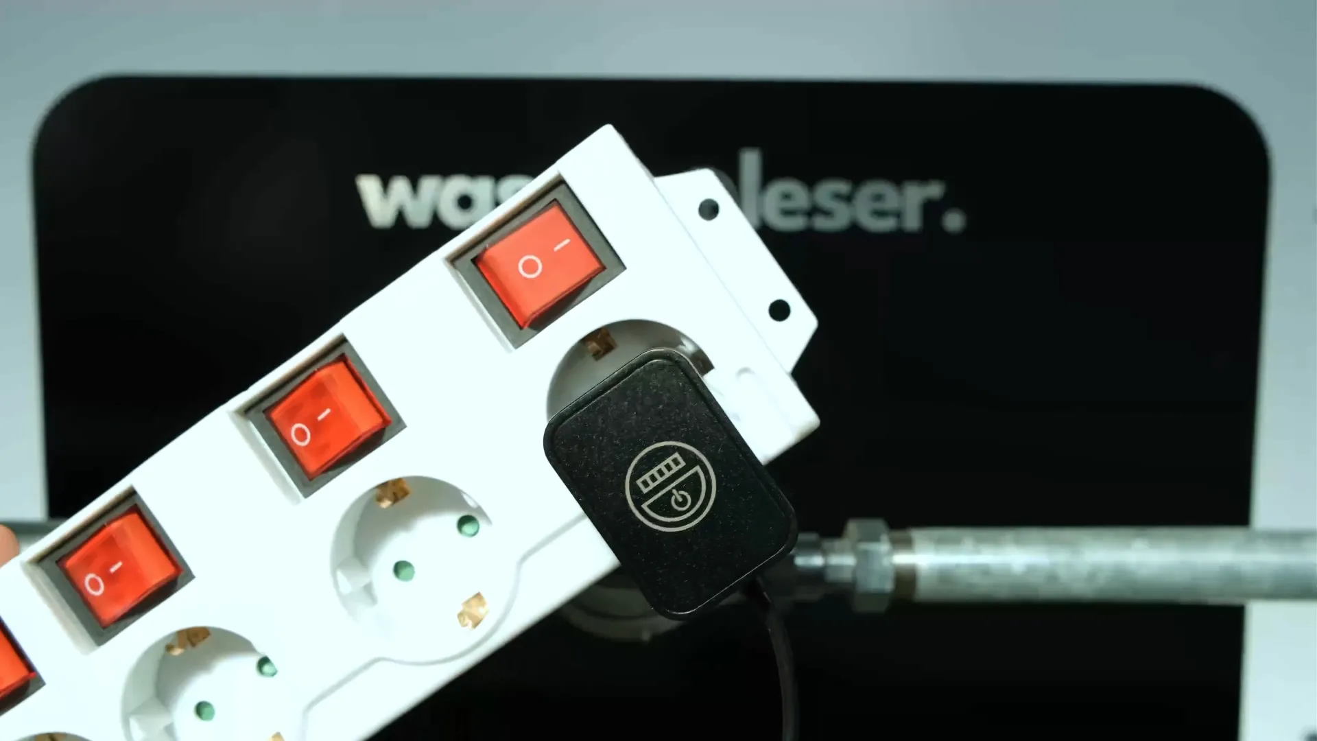 Connect power adapter to outlet